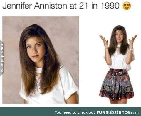 Jennifer Anniston at 21