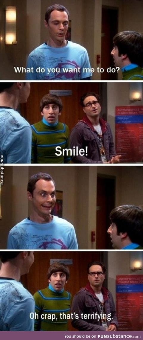 Me trying to smile...