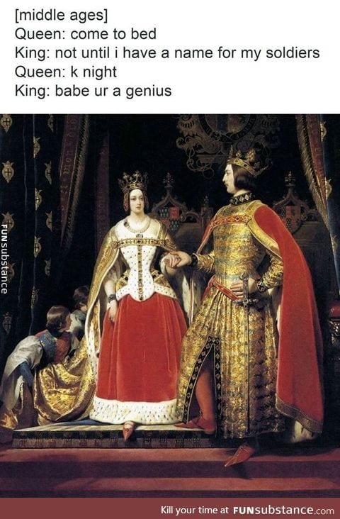 Naming his soldiers