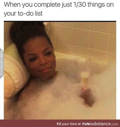 Me if I made to-do lists