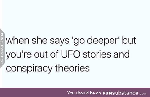Talk conspiracy to me