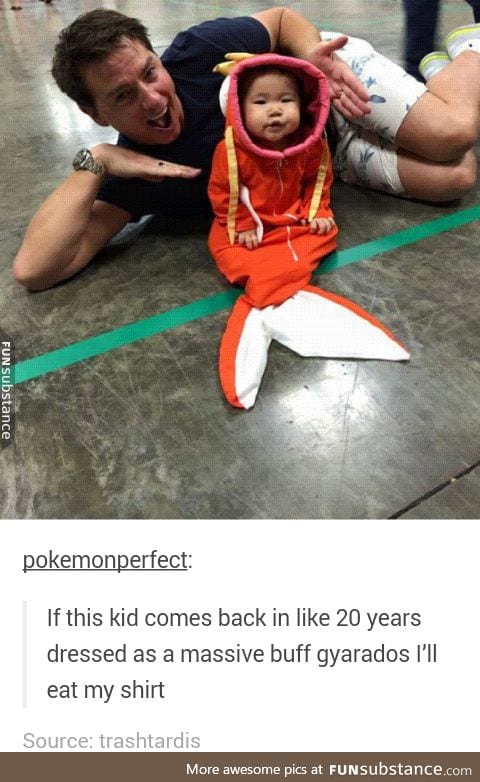 That magikarp is adorable!