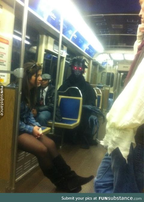 Just getting a casual ride home
