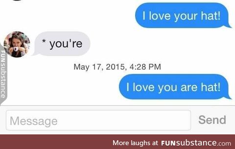 Must be grammar nazi