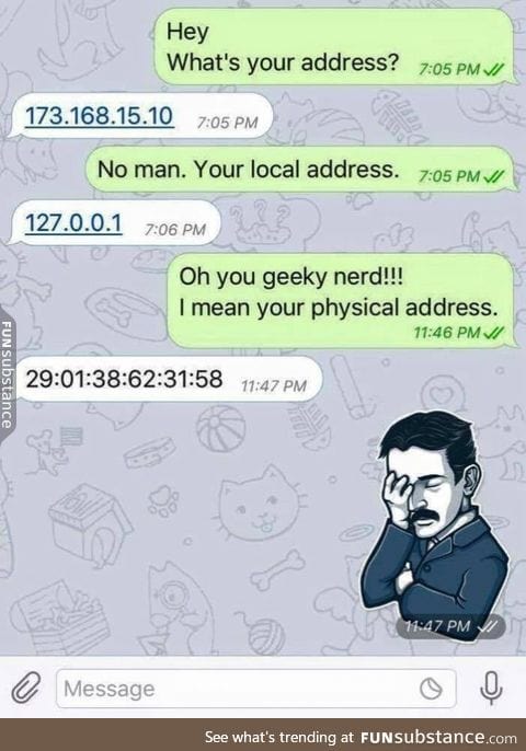 What's your address?