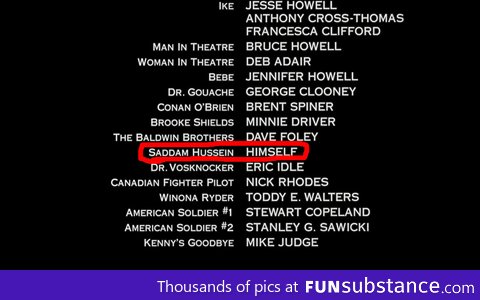 Just finished the South Park movie and noticed this
