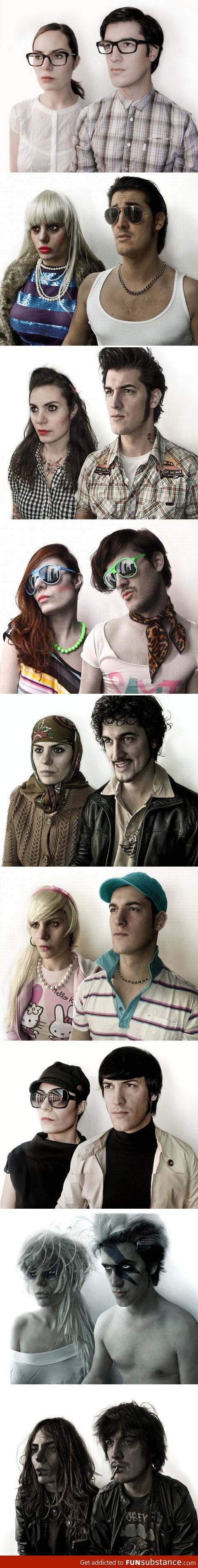 Same couple, different styles