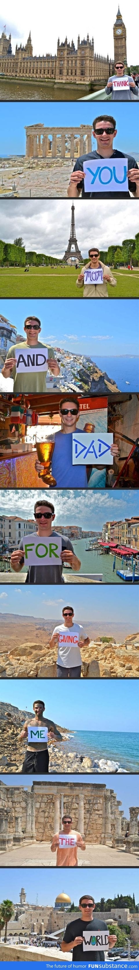 Made as a gift for his parents