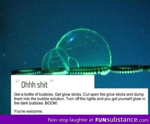 Glow bubbles