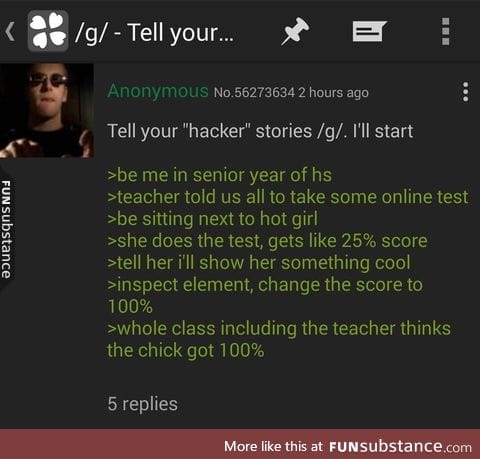 Anon is a hacker