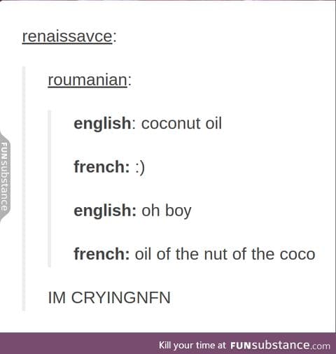 no really what's up with french