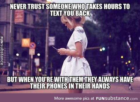 Those people are not to be trusted