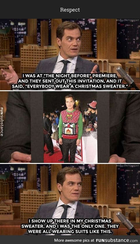 He's the only cool guy
