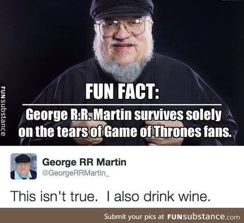 George R.R. Martin diet