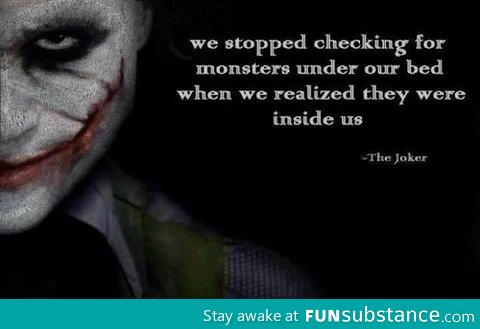 Joker's deep words