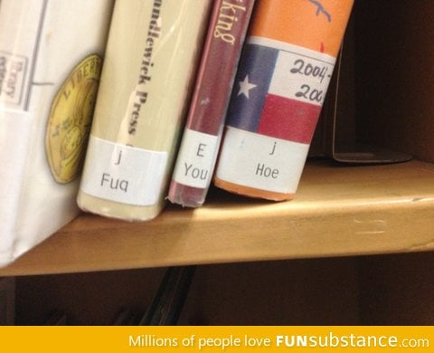 Someone at the library wasn't happy