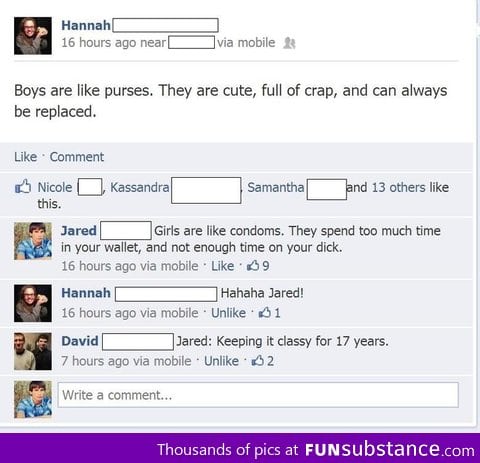Boys are like...