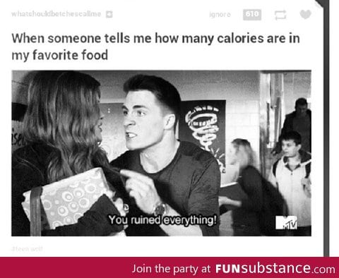 Calorie talk