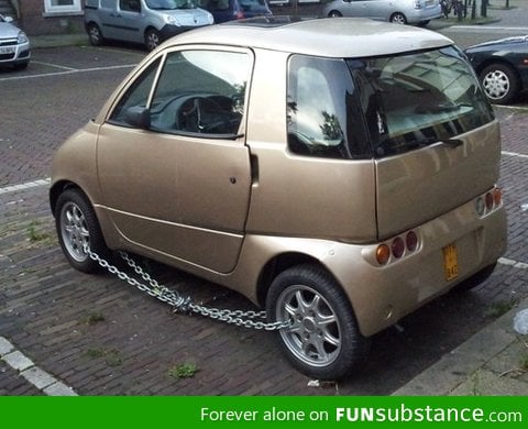Ghetto anti-theft tactic