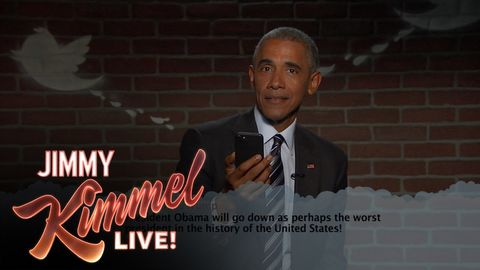 President Obama slams Donald Trump in another brilliant round of "mean tweets"