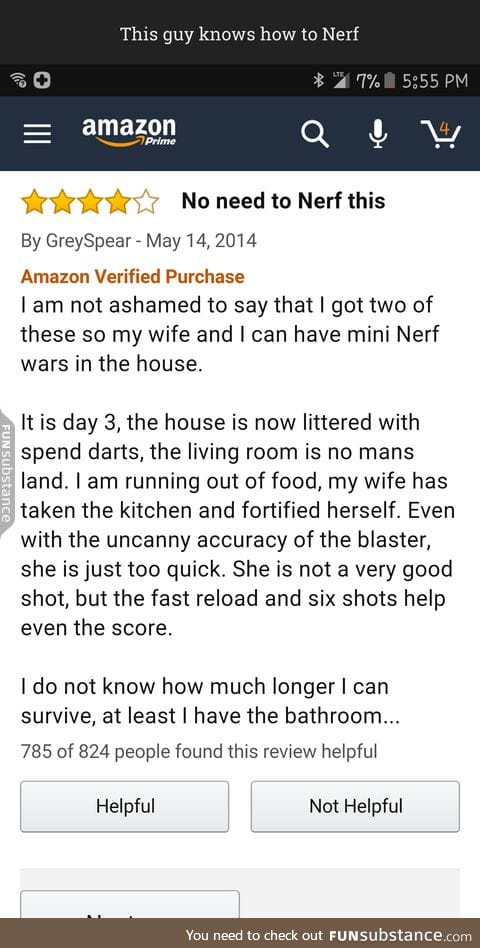 This guy knows how to Nerf