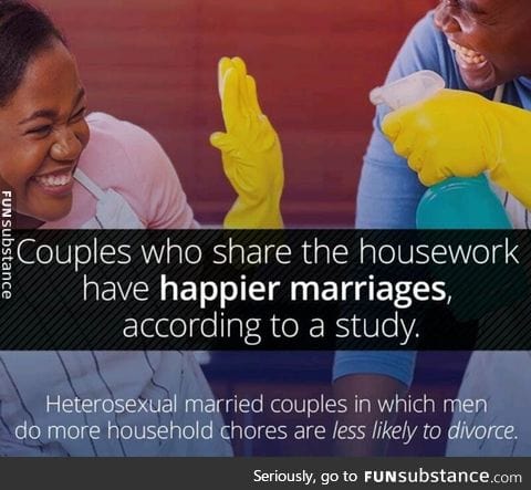Housework can save your marriage