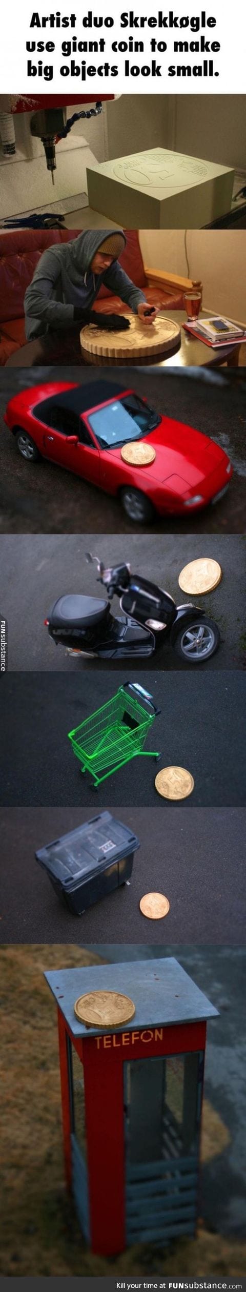 These objects look small