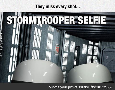 Stormtrooper selfie