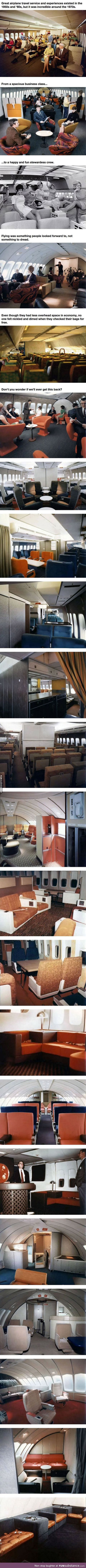 How Airplane Travel Was In The 1970s