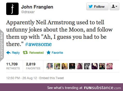Neil Armstrong the troll