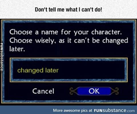 Choosing a name