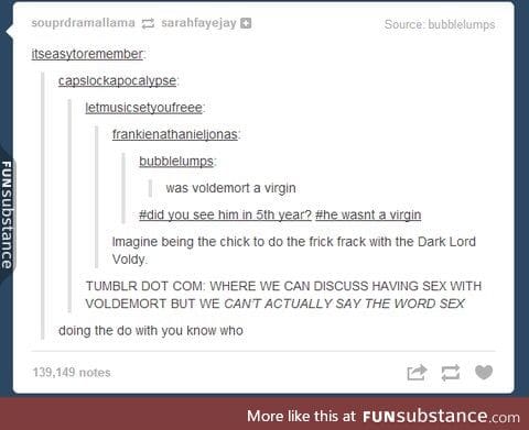 Doing the Do with you-know-who