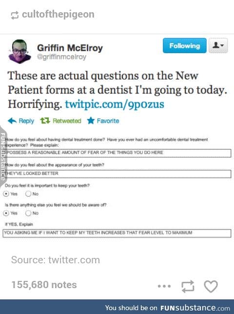 Scary dentist