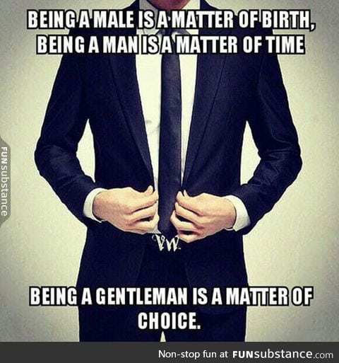 Being a man