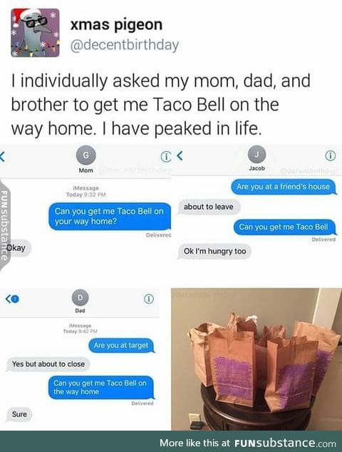 This is what family is for