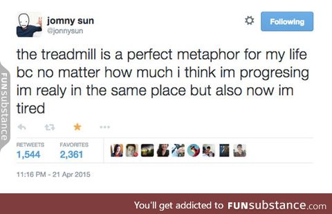 The perfect metaphor for my life