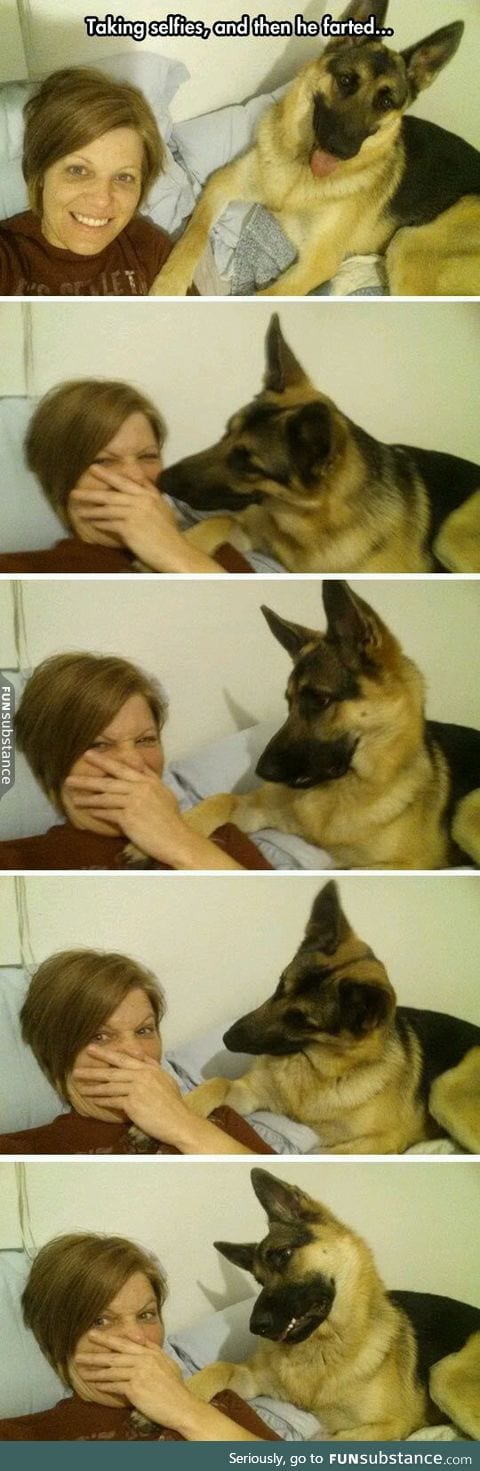 He can clear a room instantly