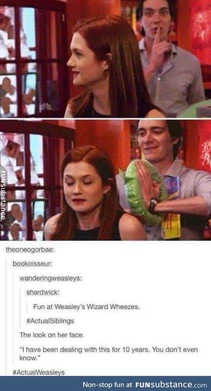 Actual siblings, or as good as