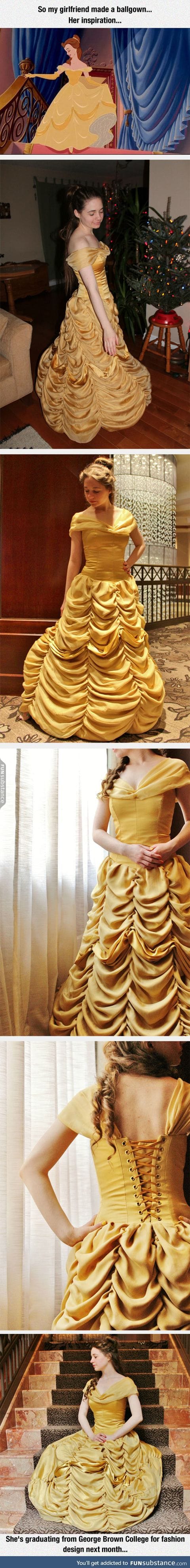Amazing dress inspired by a disney princess