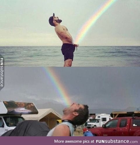 Feel the rainbow, taste the rainbow