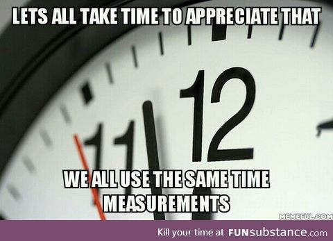 Not thyme but time