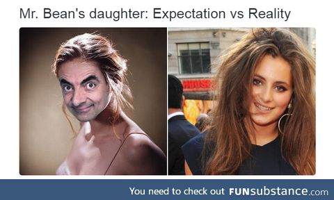 Mr. Bean's daughter