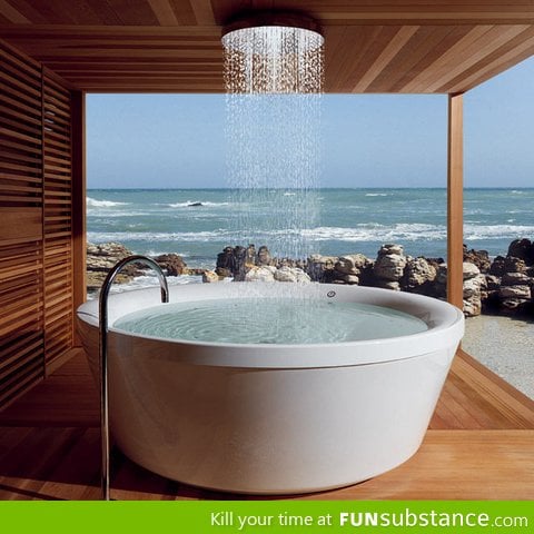 One hell of a view from the tub