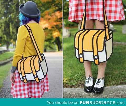 Amazing purse Cartoon brought to life!
