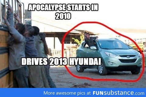 Car in Walking Dead