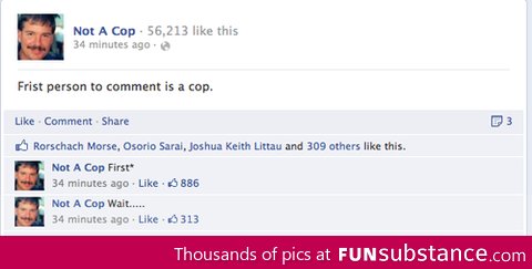 Not a cop