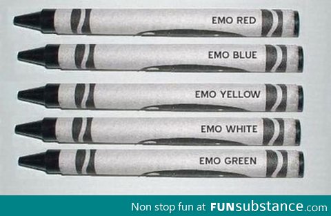 New emo crayons