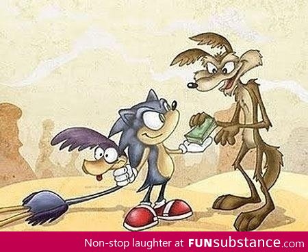 Roadrunner finally got caught!