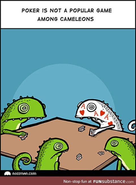 Why Chameleons Don’t Play It
