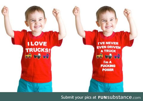 How kid's shirts should be